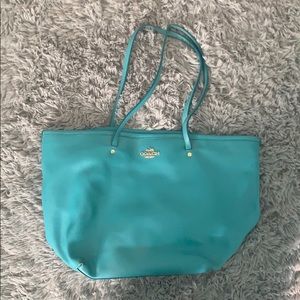 Teal Coach Purse